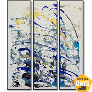 TEXTURED TIDES 117x90 cm