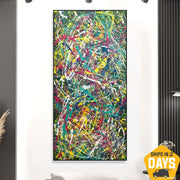 VIBRANT CHAOS 152x76 cm