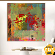 VIBRANT DISARRAY 100x100 cm