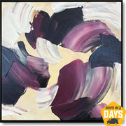 PURPLE FLOWER 30x30 cm