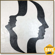 OPTICAL ILLUSION 70x70 cm