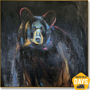 THOUGHTFUL BEAR 70x70 cm