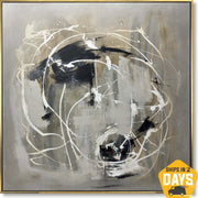 GRAVITY OF STILLNESS 122x122 cm