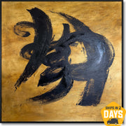 SECRET LETTER 116x116 cm