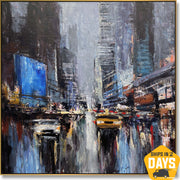 MIDNIGHT METROPOLIS 102x102 cm