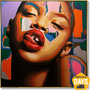 GIVE ME MORE 130x130 cm