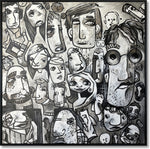 CLOSE PEOPLE 183x183 cm