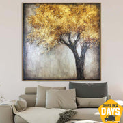 GOLDEN TREE 40x40 cm