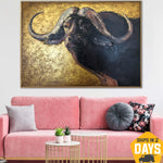 AFRICAN BUFFALO 50x70 cm