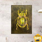 GOLDEN SCARAB 70x50 cm