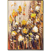 GOLDEN FLOWERS 80x60 cm