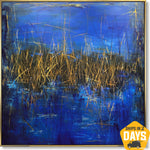 GOLDEN REEDS 127x127 cm