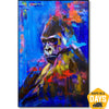 MAJESTIC GORILLA 117x76 cm