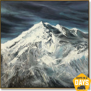 WHITE PEAKS 102x102 cm