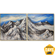 SNOWY SUMMITS 2P 91.4x182.8 cm