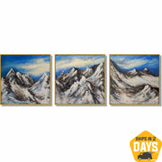 SNOWY SUMMITS 3P 91.4x274.2 cm